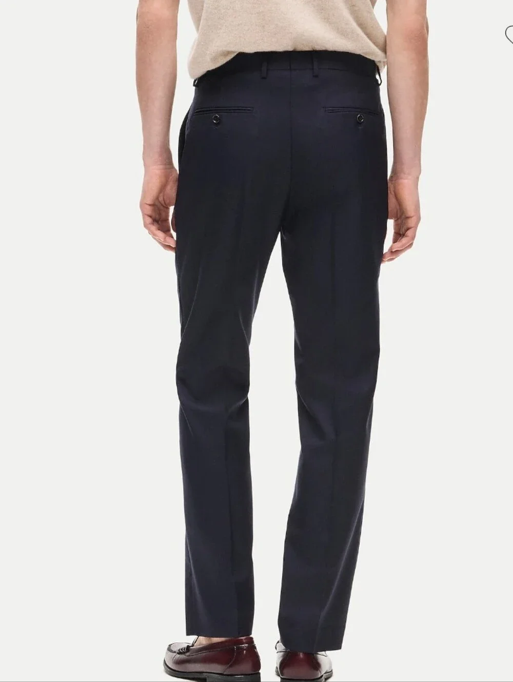 J Crew Crosby Classic-fit suit pant in Italian wool BT800 Sz 36x34 Black